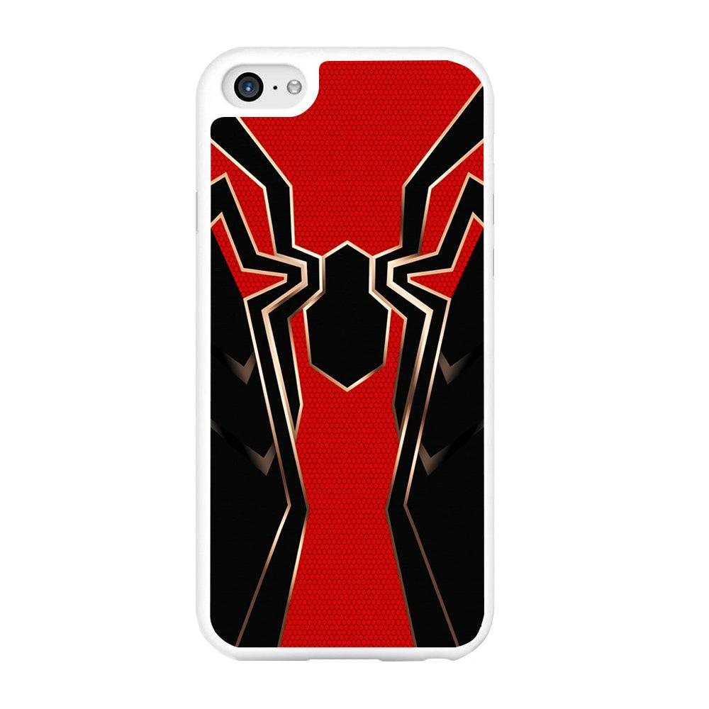 Iron Spiderman Armor iPhone 6 | 6s Case-Rubber / White (2D Case)-Xtracase