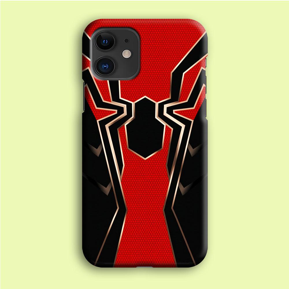 Iron Spiderman Armor iPhone 12 Mini Case-Plastic / Full Wrap (3D Case)-Xtracase