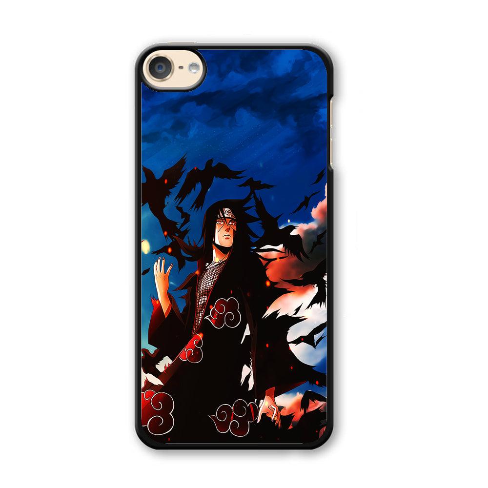 Itachi Uchiha Crow Jutsu iPod Touch 6 Case-Plastic / White (2D Case)-Xtracase