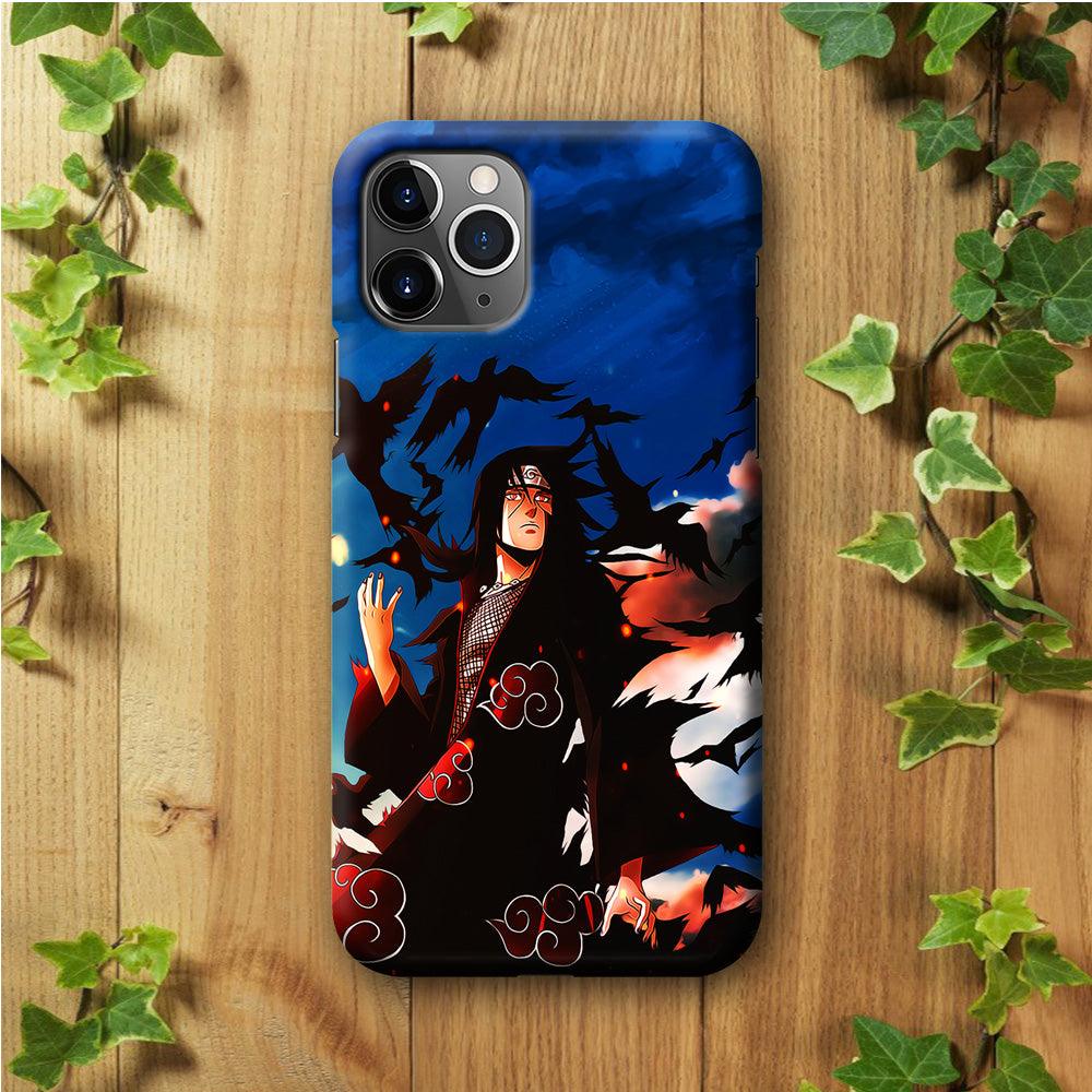 Itachi Uchiha Crow Jutsu iPhone 11 Pro Case-Plastic / Full Wrap (3D Case)-Xtracase