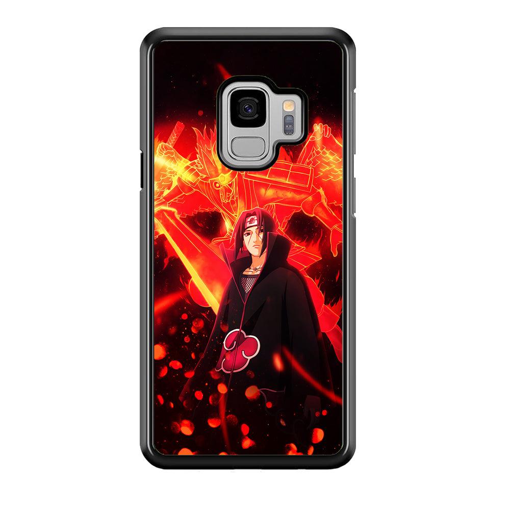 Itachi Uchiha Susanoo Samsung Galaxy S9 Case-Rubber / Black (2D Case)-Xtracase