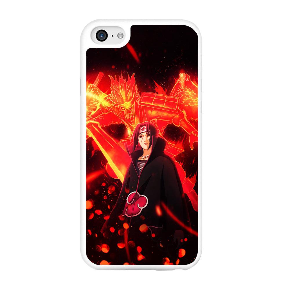 Itachi Uchiha Susanoo iPhone 6 | 6s Case-Rubber / White (2D Case)-Xtracase