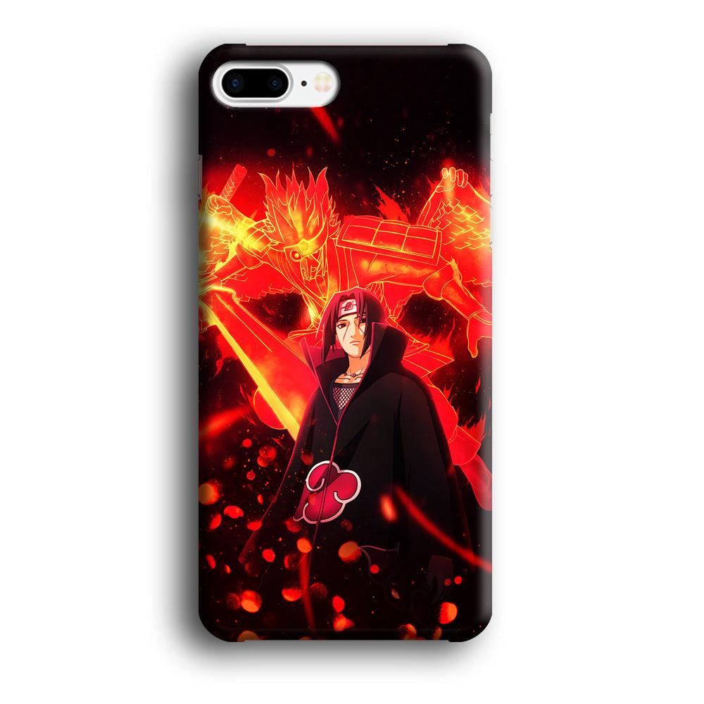 Itachi Uchiha Susanoo iPhone 8 Plus Case-Plastic / Full Wrap (3D Case)-Xtracase