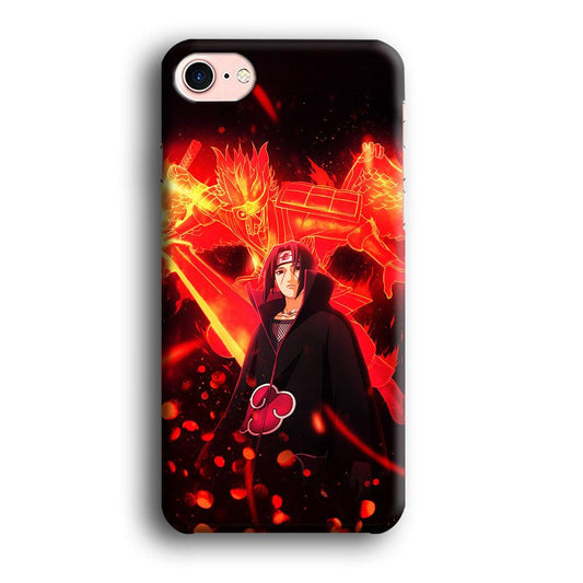 Itachi Uchiha Susanoo iPhone 8 Case-Plastic / Full Wrap (3D Case)-Xtracase