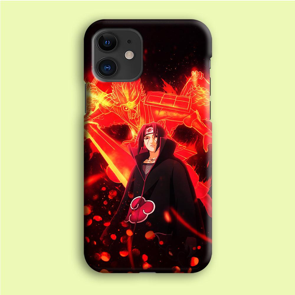Itachi Uchiha Susanoo iPhone 12 Mini Case-Plastic / Full Wrap (3D Case)-Xtracase