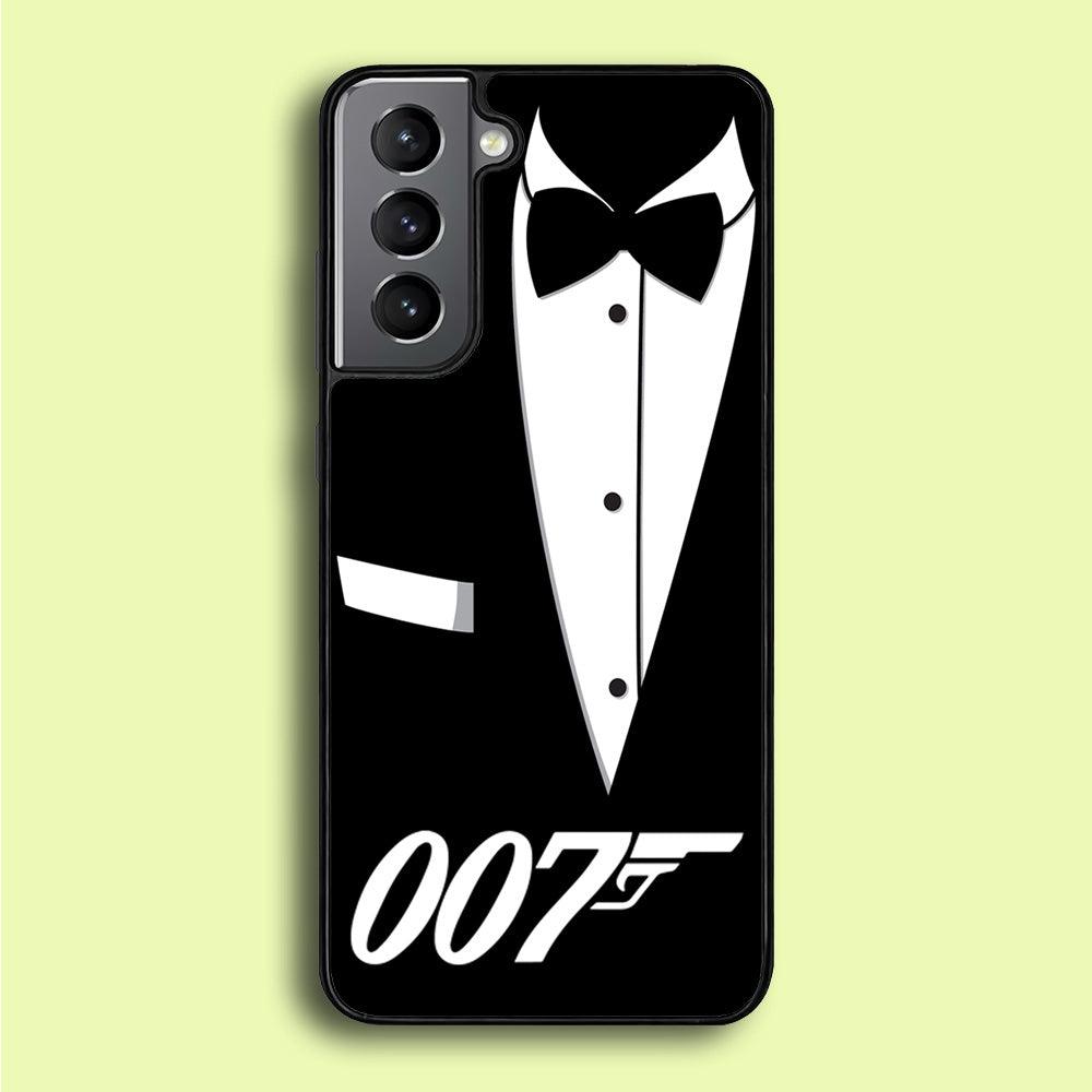 James Bond 007 Samsung Galaxy S21 Plus Case-Rubber / White (2D Case)-Xtracase