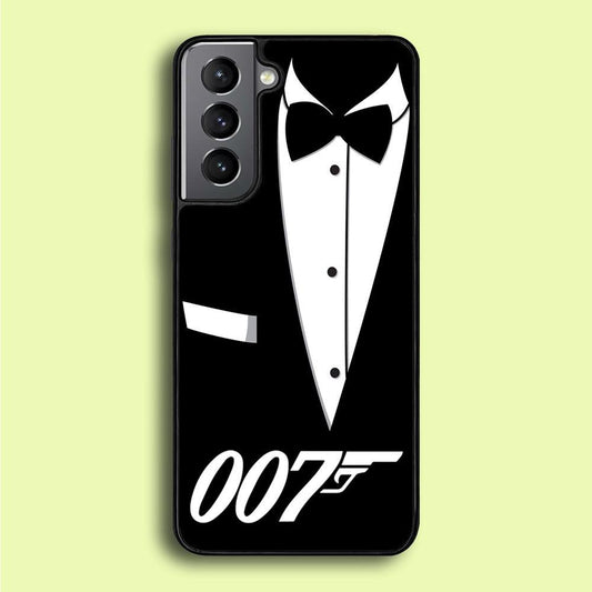 James Bond 007 Samsung Galaxy S21 Plus Case-Rubber / White (2D Case)-Xtracase