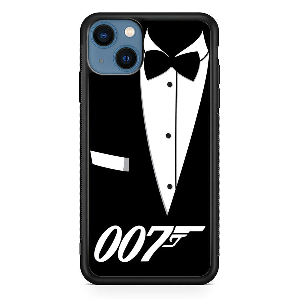 James Bond 007 iPhone 13 Pro Case-Rubber / Black (2D Case)-Xtracase