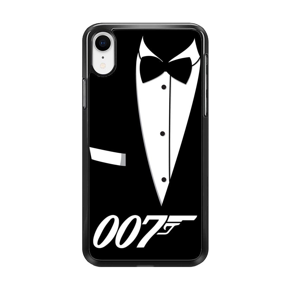 James Bond 007 iPhone XR Case-Rubber / Black (2D Case)-Xtracase