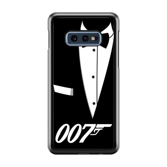 James Bond 007 Samsung Galaxy S10E Case-Rubber / White (2D Case)-Xtracase