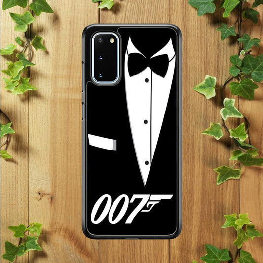 James Bond 007 Samsung Galaxy S20 Case-Rubber / White (2D Case)-Xtracase