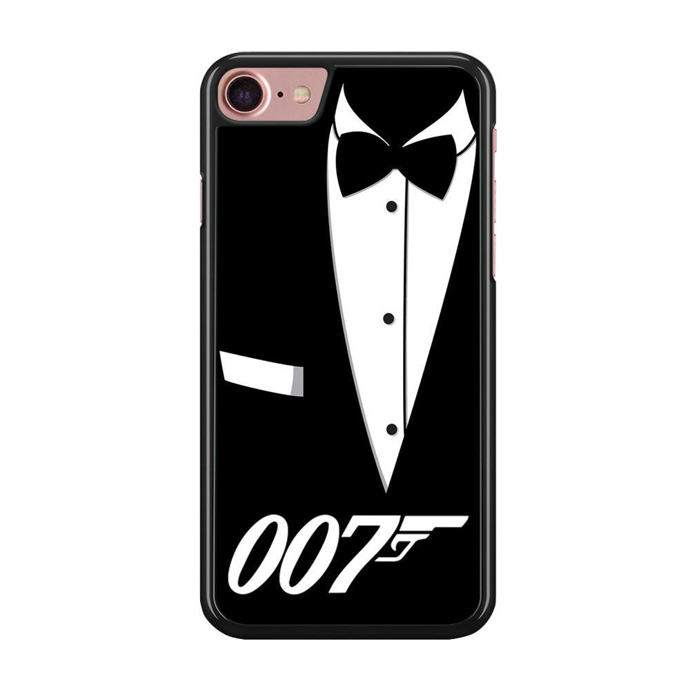 James Bond 007 iPhone SE 2020 Case-Rubber / Black (2D Case)-Xtracase