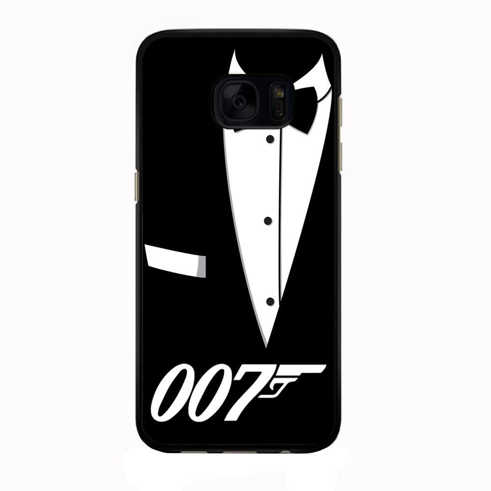 James Bond 007 Samsung Galaxy S7 Case-Rubber / Black (2D Case)-Xtracase