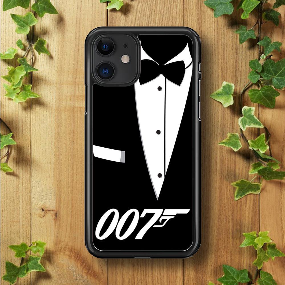 James Bond 007 iPhone 11 Case-Rubber / Black (2D Case)-Xtracase