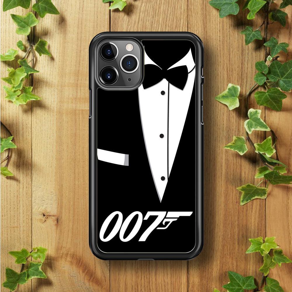 James Bond 007 iPhone 11 Pro Case-Rubber / Black (2D Case)-Xtracase