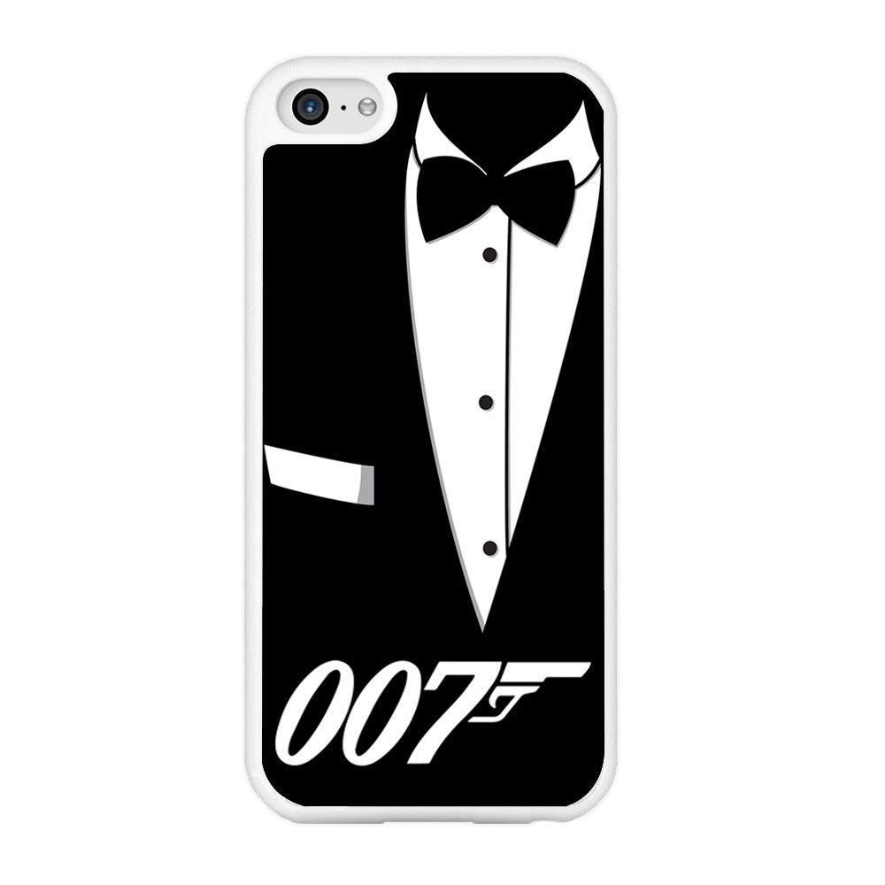 James Bond 007 iPhone 5 | 5s Case-Rubber / White (2D Case)-Xtracase