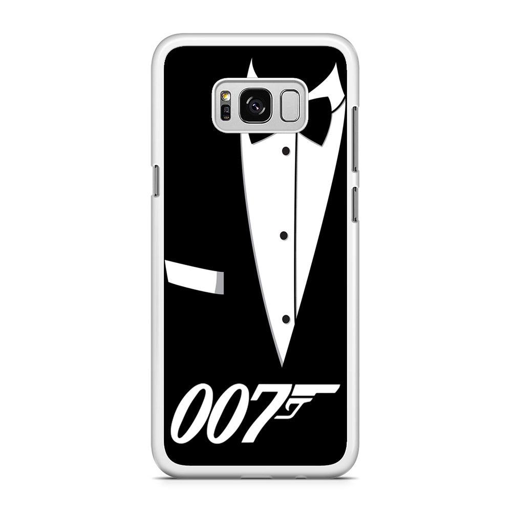 James Bond 007 Samsung Galaxy S8 Plus Case-Rubber / White (2D Case)-Xtracase