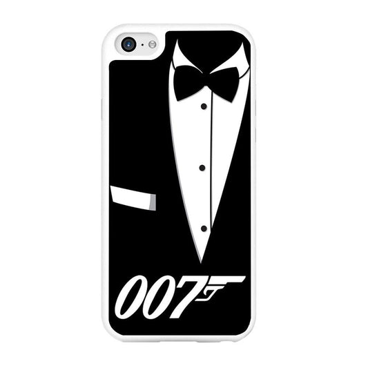 James Bond 007 iPhone 6 Plus | 6s Plus Case-Rubber / White (2D Case)-Xtracase
