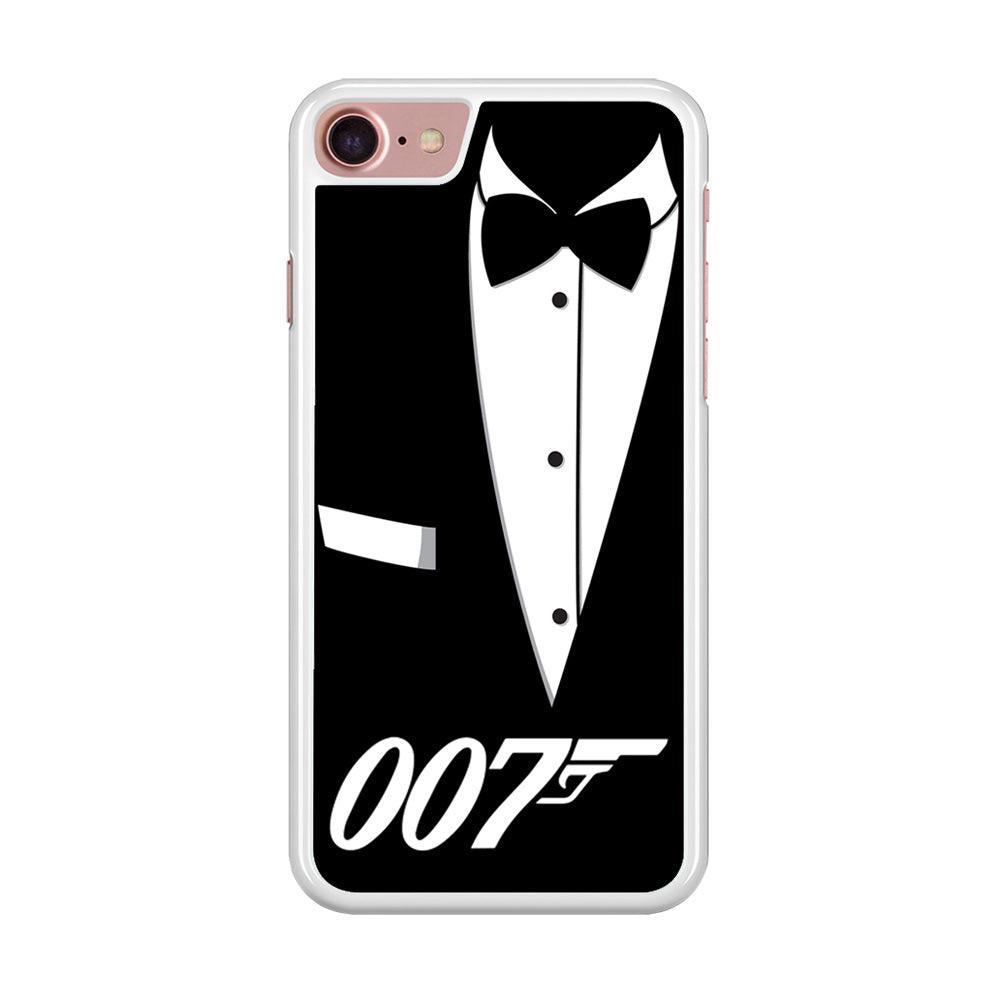 James Bond 007 iPhone SE 2020 Case-Rubber / White (2D Case)-Xtracase