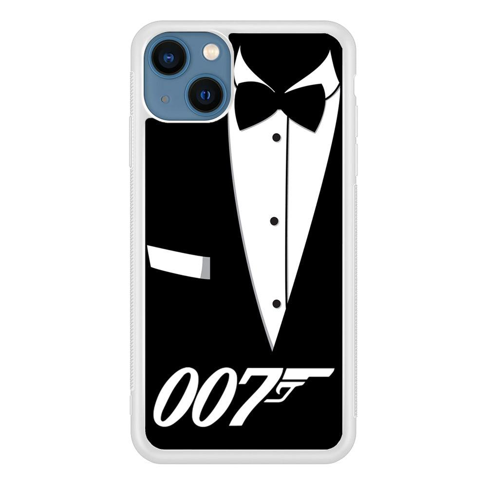 James Bond 007 iPhone 13 Pro Case-Rubber / White (2D Case)-Xtracase