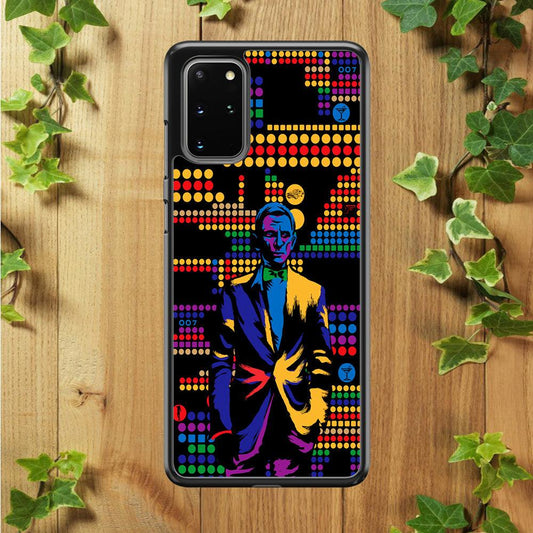 James Bond Abstract Art Samsung Galaxy S20 Plus Case-Rubber / Black (2D Case)-Xtracase