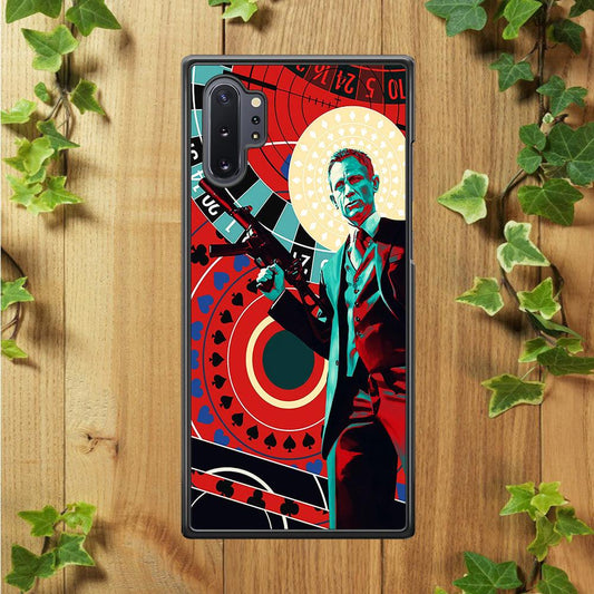 James Bond Poster Casino Samsung Galaxy Note 10 Plus Case-Plastic / Full Wrap (3D Case)-Xtracase