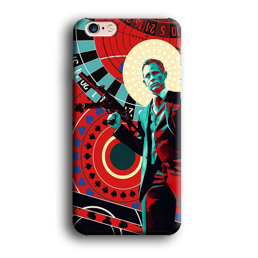 James Bond Poster Casino iPhone 6 Plus | 6s Plus Case-Plastic / Full Wrap (3D Case)-Xtracase