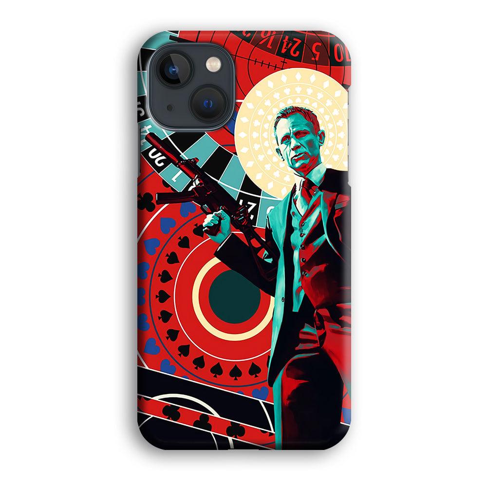 James Bond Poster Casino iPhone 13 Pro Case-Plastic / Full Wrap (3D Case)-Xtracase