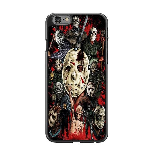 Jason Voorhees Friday the 13th iPhone 6 Plus | 6s Plus Case-Rubber / Black (2D Case)-Xtracase