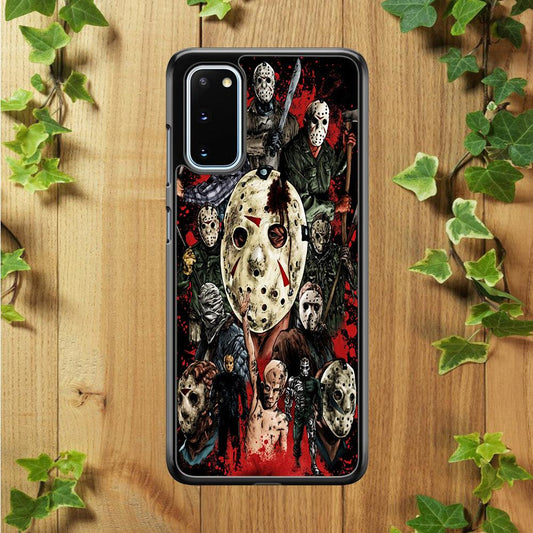 Jason Voorhees Friday the 13th Samsung Galaxy S20 Case-Plastic / Full Wrap (3D Case)-Xtracase