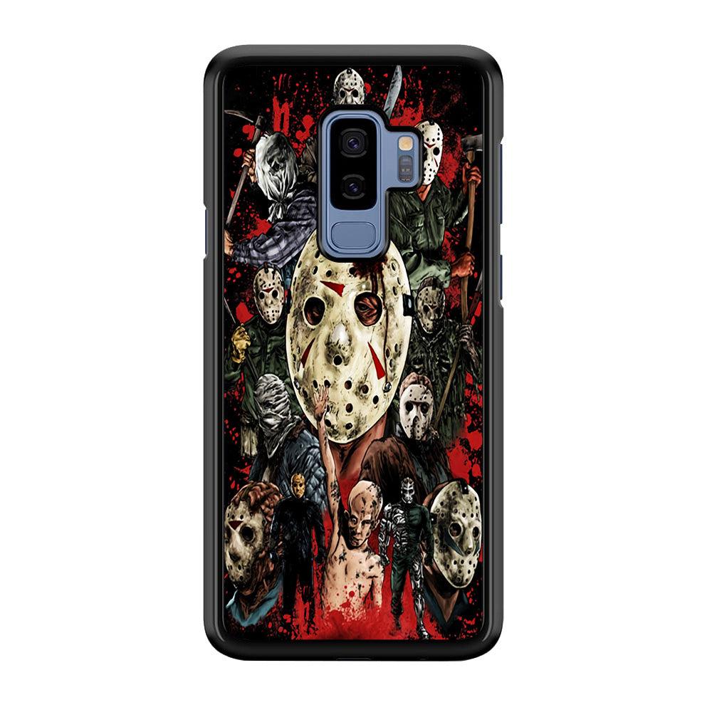 Jason Voorhees Friday the 13th Samsung Galaxy S9 Plus Case-Rubber / Black (2D Case)-Xtracase