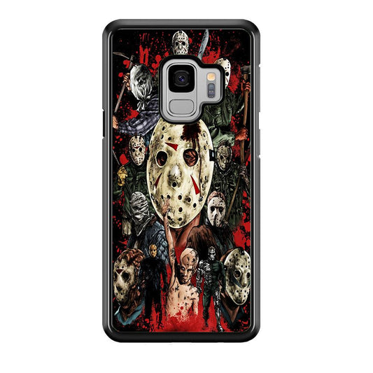 Jason Voorhees Friday the 13th Samsung Galaxy S9 Case-Rubber / Black (2D Case)-Xtracase