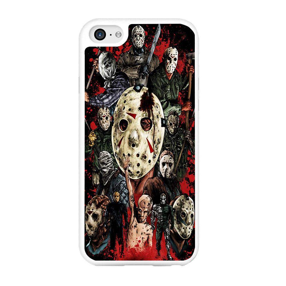 Jason Voorhees Friday the 13th iPhone 6 | 6s Case-Rubber / White (2D Case)-Xtracase