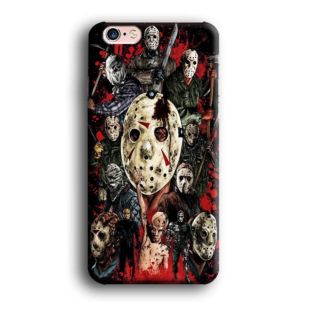 Jason Voorhees Friday the 13th iPhone 6 | 6s Case-Plastic / Full Wrap (3D Case)-Xtracase