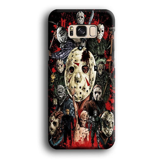 Jason Voorhees Friday the 13th Samsung Galaxy S8 Case-Plastic / Full Wrap (3D Case)-Xtracase