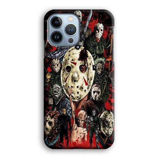 Jason Voorhees Friday the 13th iPhone 13 Pro Max Case-Plastic / Full Wrap (3D Case)-Xtracase