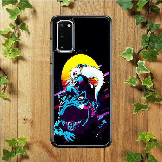 Jiraiya Sitting on Gamabunta Samsung Galaxy S20 Case-Plastic / Full Wrap (3D Case)-Xtracase