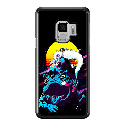 Jiraiya Sitting on Gamabunta Samsung Galaxy S9 Case-Plastic / Full Wrap (3D Case)-Xtracase