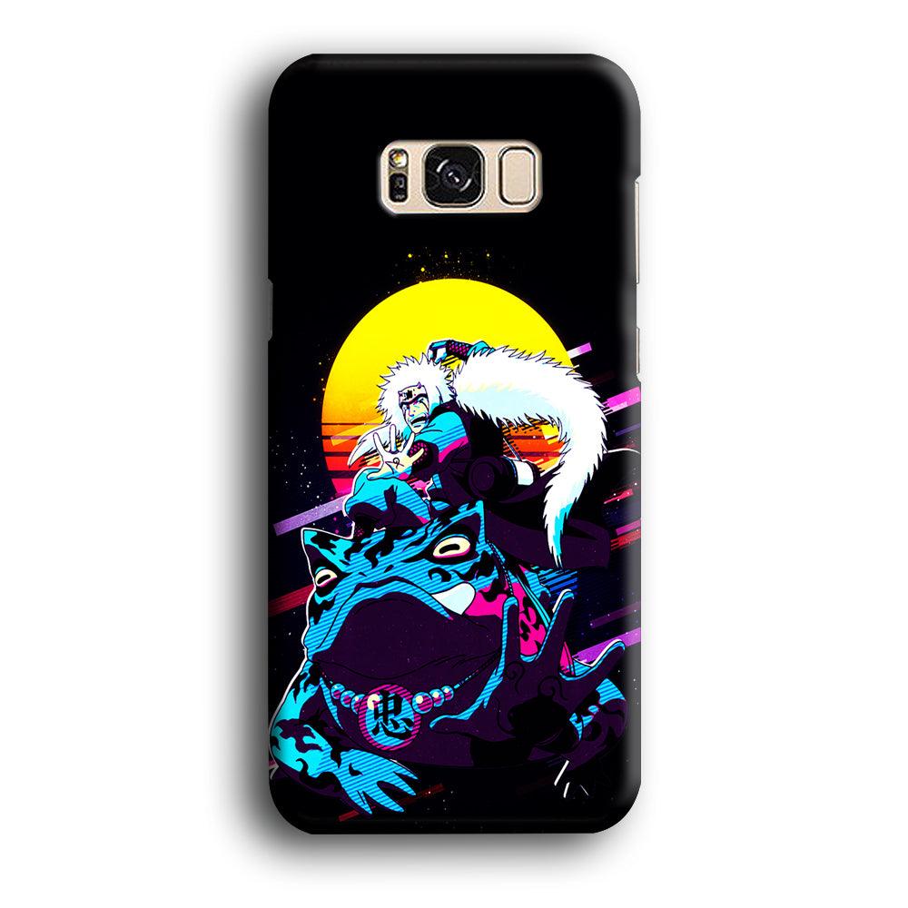 Jiraiya Sitting on Gamabunta Samsung Galaxy S8 Case-Plastic / Full Wrap (3D Case)-Xtracase