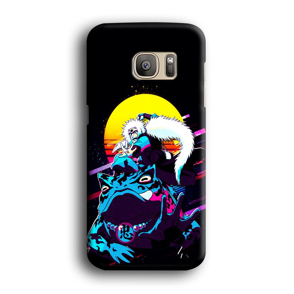 Jiraiya Sitting on Gamabunta Samsung Galaxy S7 Edge Case-Plastic / Full Wrap (3D Case)-Xtracase