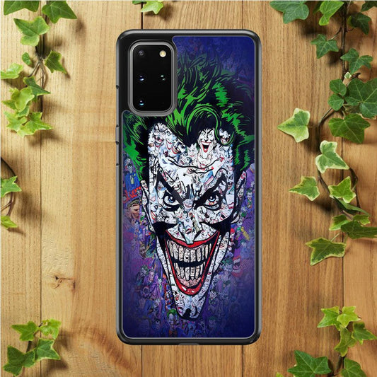 Joker Art Samsung Galaxy S20 Plus Case-Rubber / White (2D Case)-Xtracase