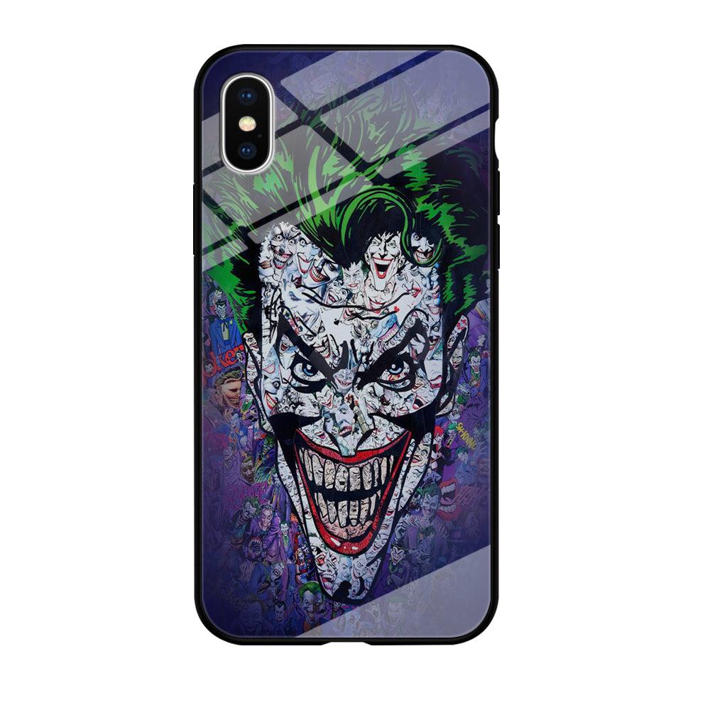 Joker Art iPhone Xs Case-Tempered Glass Case-Xtracase