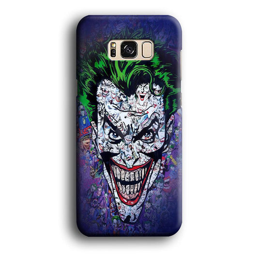 Joker Art Samsung Galaxy S8 Case-Plastic / Full Wrap (3D Case)-Xtracase