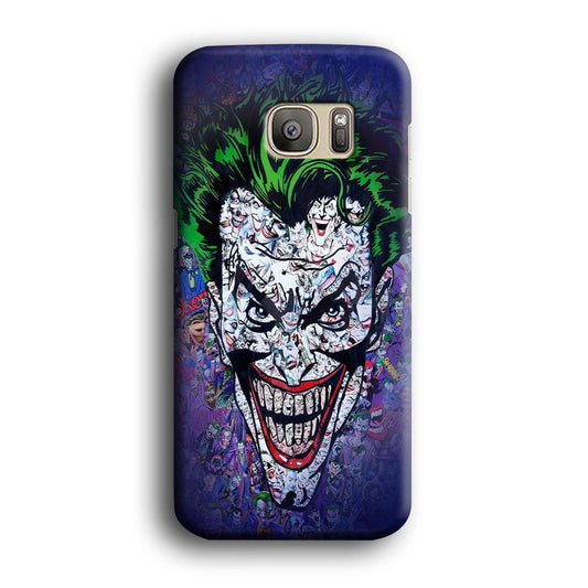 Joker Art Samsung Galaxy S7 Case-Plastic / Full Wrap (3D Case)-Xtracase