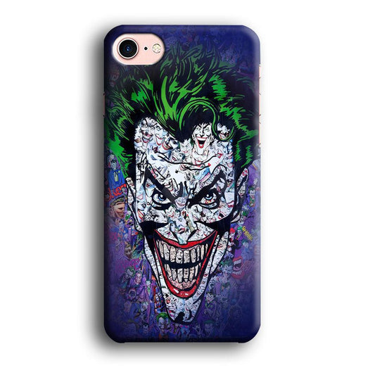 Joker Art iPhone 8 Case-Plastic / Full Wrap (3D Case)-Xtracase