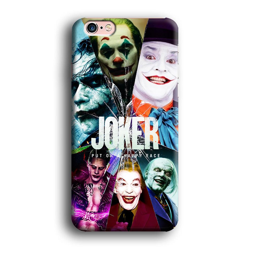Joker Happy Face iPhone 6 | 6s Case-Plastic / Full Wrap (3D Case)-Xtracase