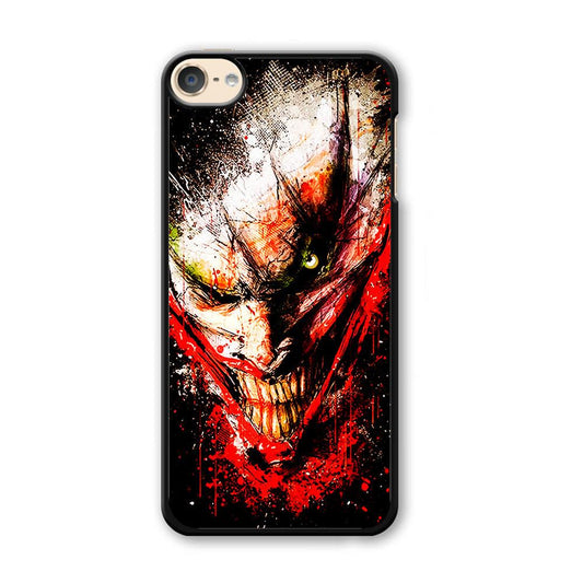 Joker Smile Abstract iPod Touch 6 Case-Plastic / White (2D Case)-Xtracase