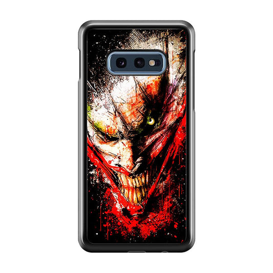 Joker Smile Abstrac Samsung Galaxy S10E Case-Plastic / Full Wrap (3D Case)-Xtracase