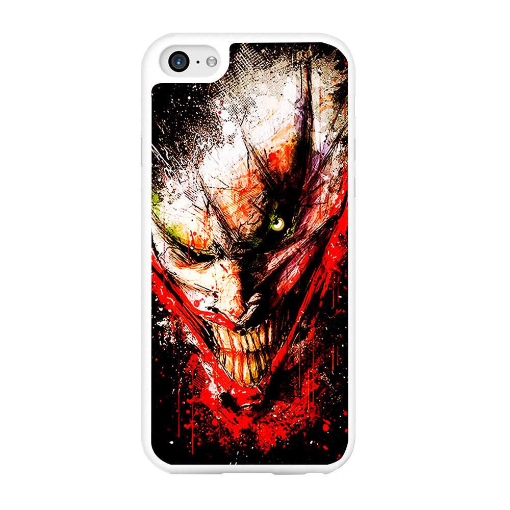Joker Smile Abstract iPhone 6 | 6s Case-Rubber / White (2D Case)-Xtracase