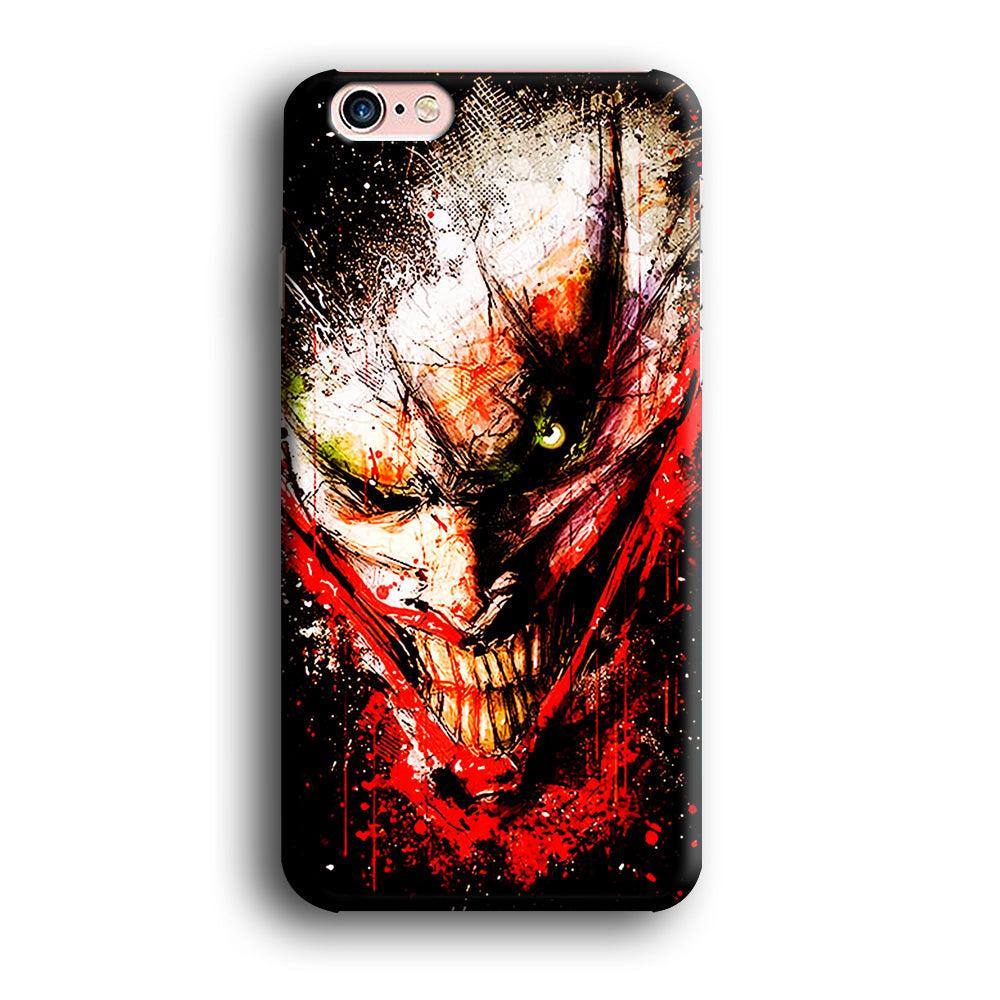 Joker Smile Abstract iPhone 6 | 6s Case-Plastic / Full Wrap (3D Case)-Xtracase